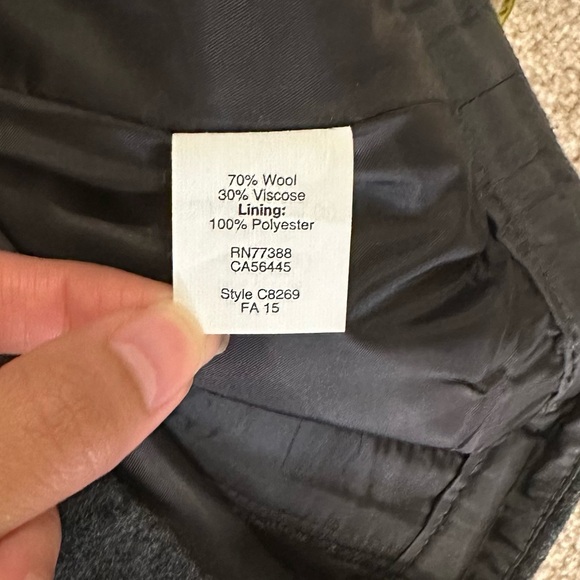 J.Crew The Pencil Asymmetrical Zipper Wool Blend Skirt - Picture 5 of 7